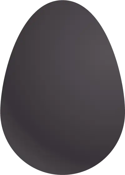 Solid dark oval shape with soft gradient, no visible details or context
